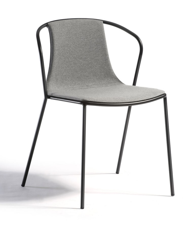 Kasia upholstered, Padded, stackable chair