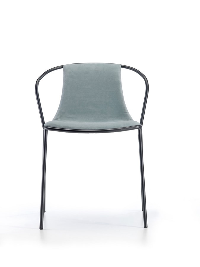 Kasia upholstered, Padded, stackable chair