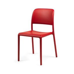Trento, Chair in polypropylene, light, easy to handle and stackable