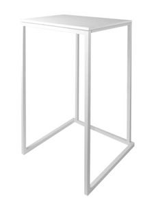 Prisma stackable, Stackable high table, in metal