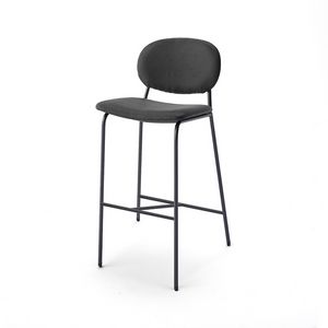 Alfa SGA, Modern metal stool, with padding