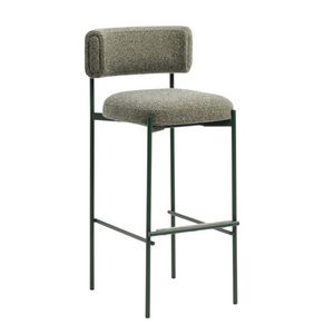 Amelie H75 M TS, Modern metal stool, padded