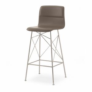 Bebo TRS 65/78 UP, High leather stool