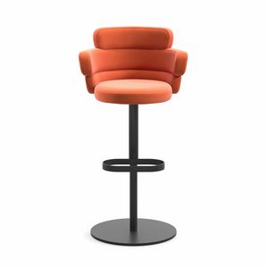 Dam XL ST-S-A, Swivel modern stool, self-aligned