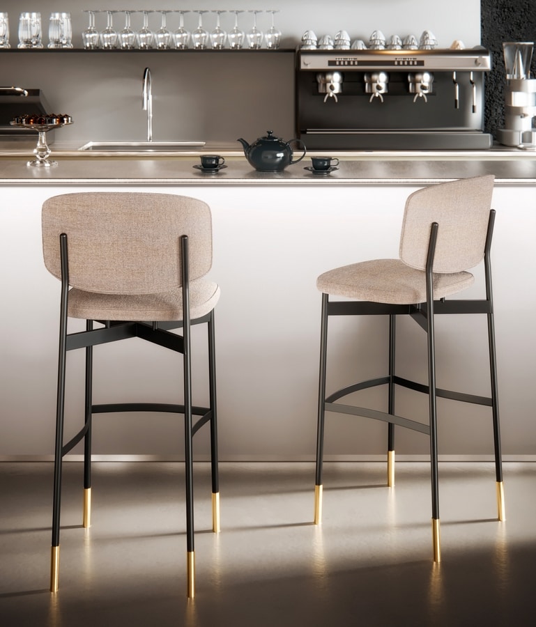 Foulard SG, Modern padded stool