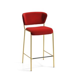 Giglio SG, Stool in steel tube, padded