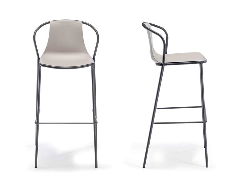 Kasia ST, Stackable stool, ideal for contract use