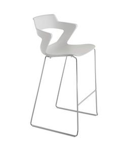Kelly 168 SG, Polypropylene stool, with sled base