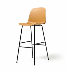 Kire stool, Stool in metal and polypropylene