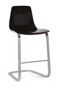 Steven PL, Modern stool in metal and plastic