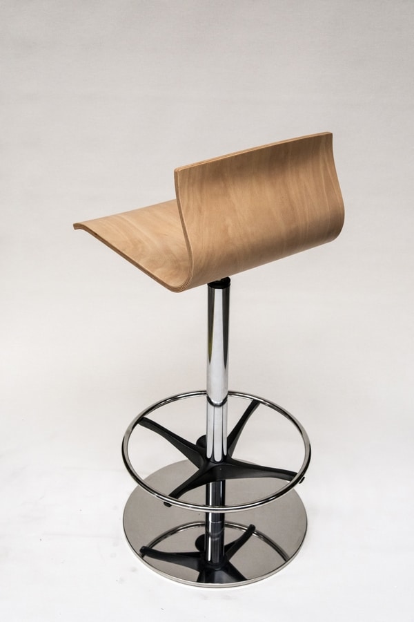 WEBWOOD 361 H, Swivel stool with automatic return