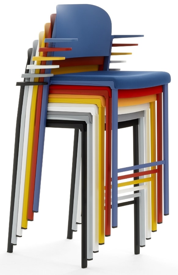 Convention - B, Stackable stools