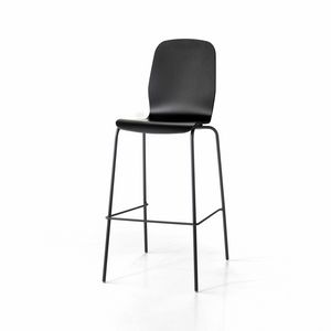 Mil� SG, Stool in metal and wood