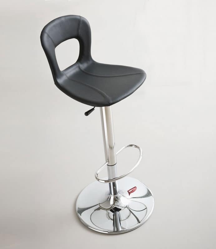Blog Stool UPH 145 A, Barstool with metal frame, for hotel and bar