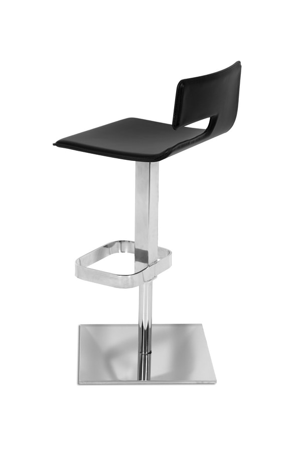 Quod Rei SG, Essential barstool, with square base, for hotels