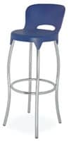 SG 031, Stool in metal with plastic shell, for kitchens