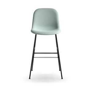 Máni Fabric ST-4L/ns, Upholstered metal stool, modern design