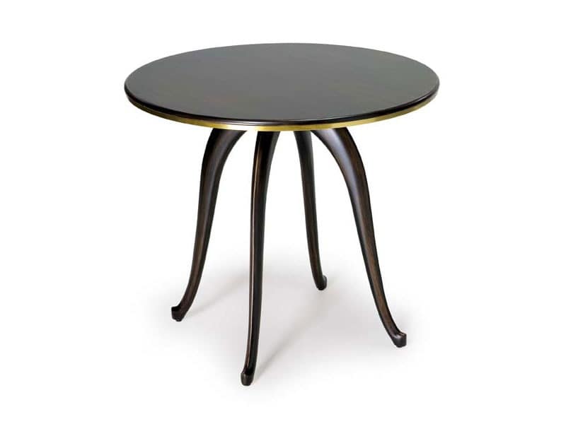 Small Round Table With Classic Lines, Round Small Table