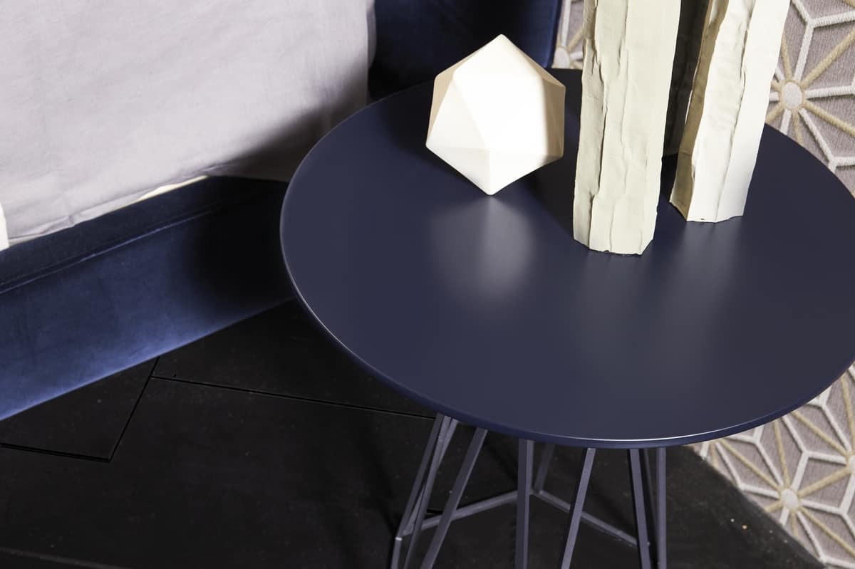DIAMOND comp.01, Refined coffee table with hexagonal base