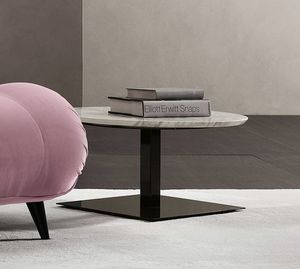 I Piani, Coffee tables in steel and marble