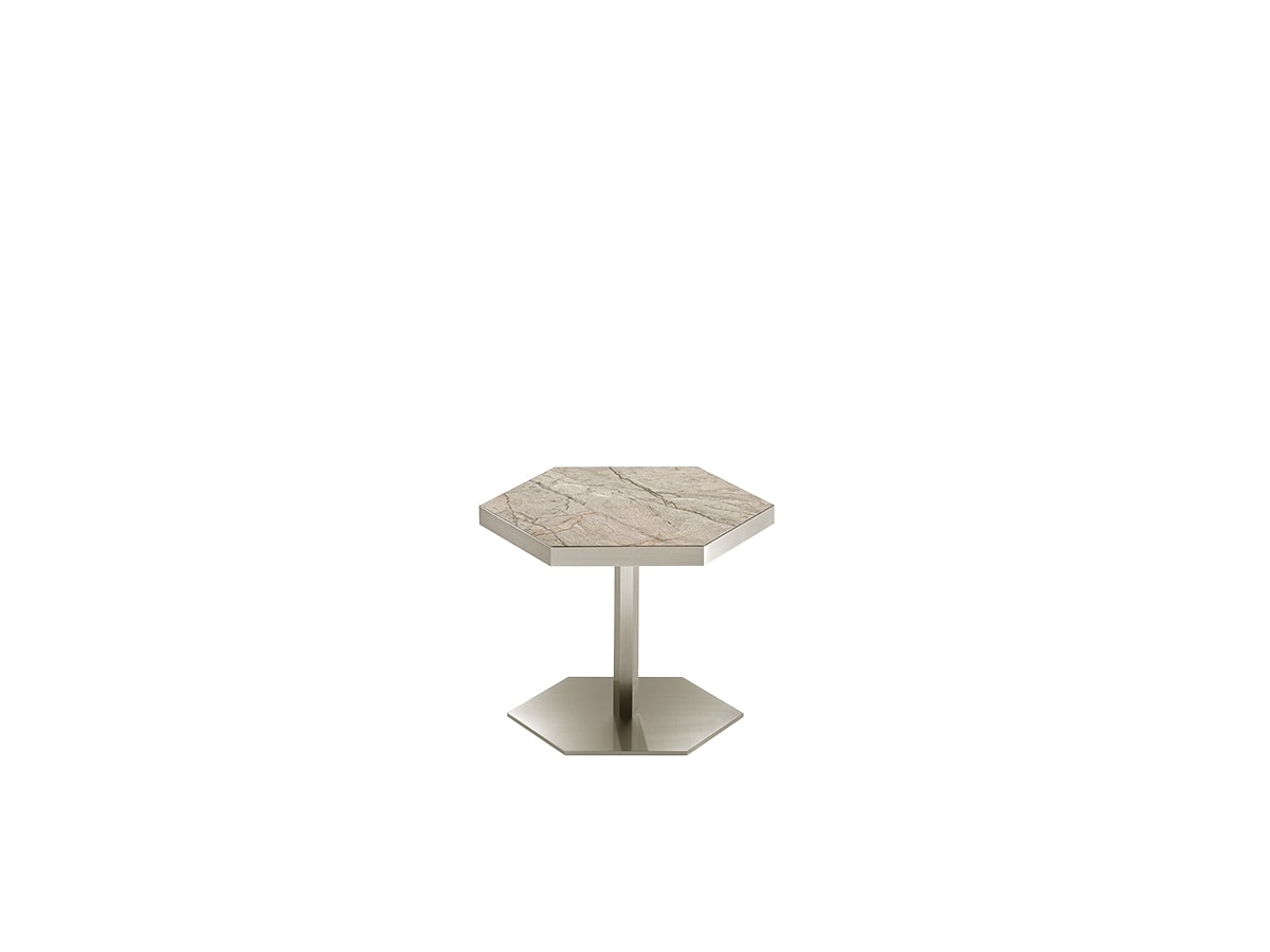 Madison, Collection of hexagonal and trapezoidal coffee tables