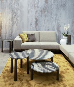 Tubes trio of coffee tables, Trio of round tables