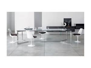 CARLO MAGNO EXTRALARGE, Minimal metal table Dining room