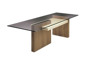 Cartesia 5707, Table with glass top