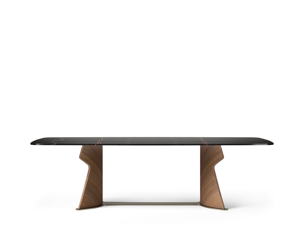 TA70K TA71K TA72K Shape table, Table with rectangular top, with a contemporary design