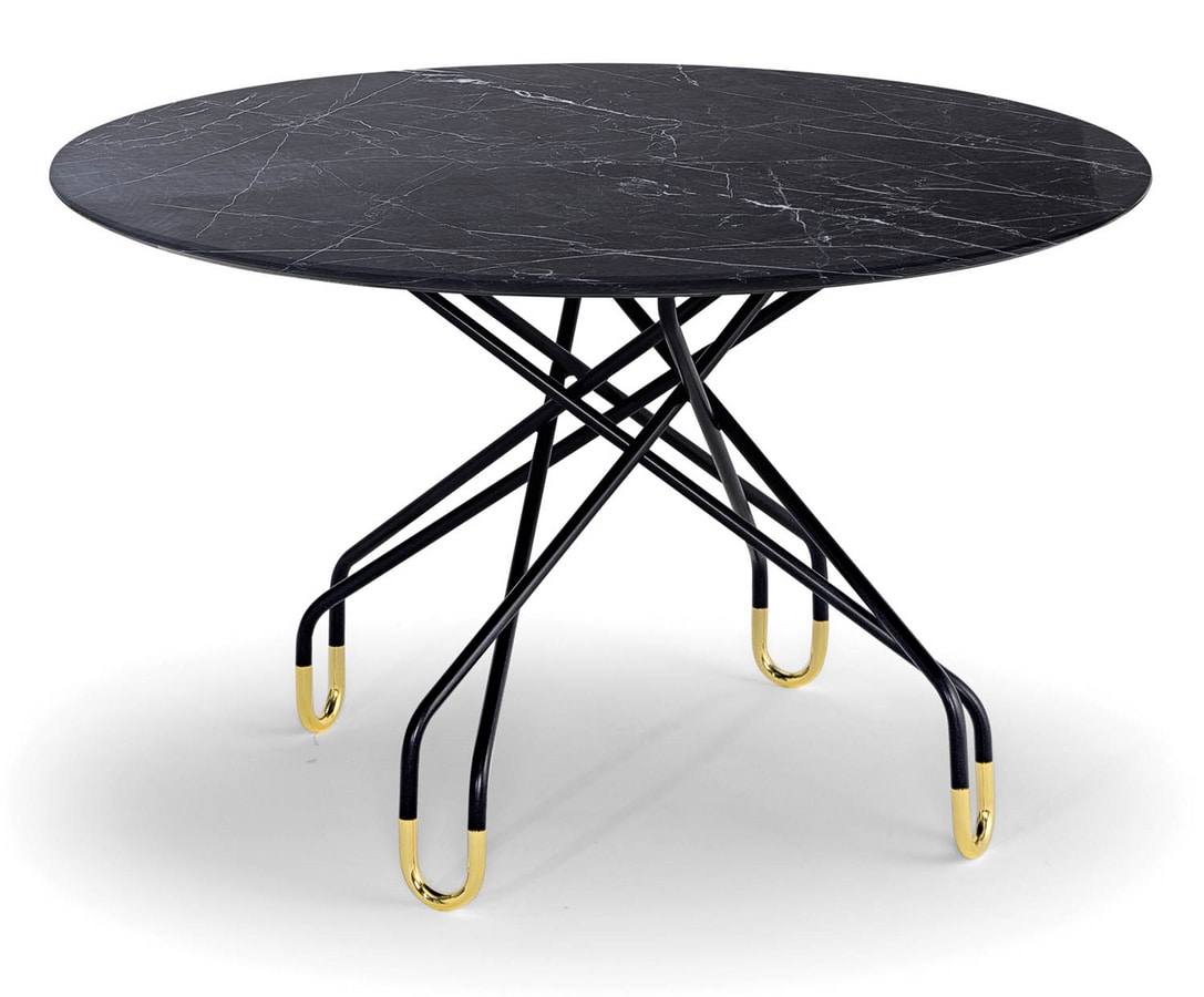 Archimede, Table with oval top