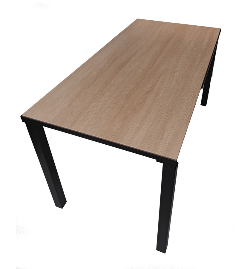 CONNECT 545, Table with melamine or MDF top