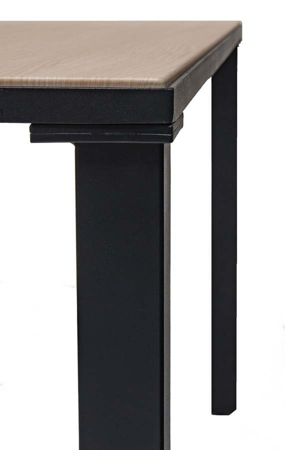 CONNECT 545, Table with melamine or MDF top