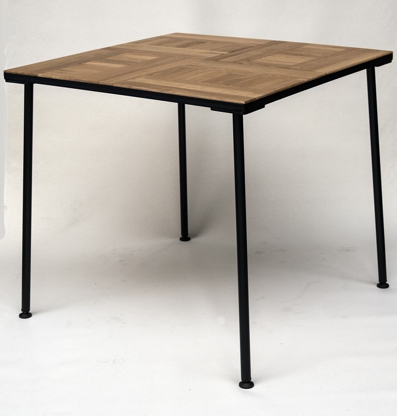 EAGLE T10, Table with top in natural solid oak