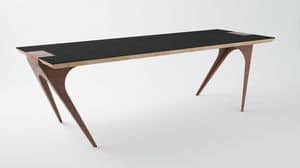 EREISMA - VAR. 3, Design table with wooden top