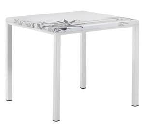FT 044 square, Table with painted metal base ideal for bar