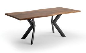 Joker, Table with top in veneered wood