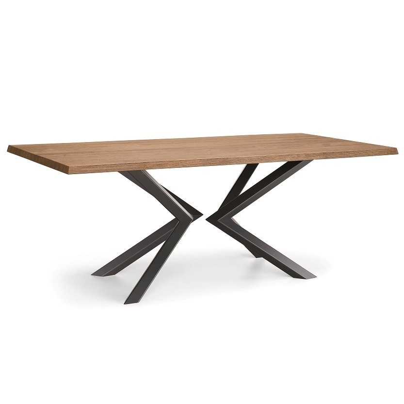 Shift-U, Table with solid wood top