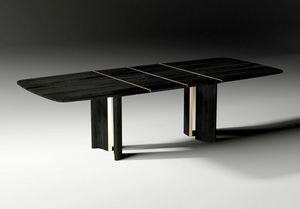 Torii Art. ETO002, Wooden table with clean and sculptural lines