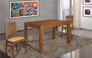 Art. 663, Wooden table with a rigorous design