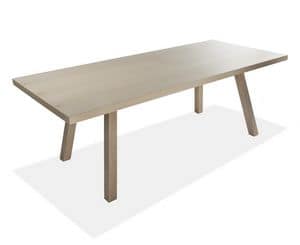 Big T 7675-7679, Table made of beech wood, varnished or lacquered