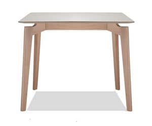 Fifty 7202-7203-7204, Wooden table with square top