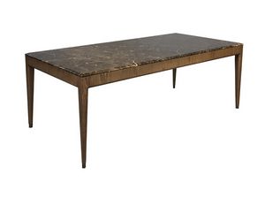 Italo 5728/F, Wood table with marble top