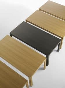 Nara 200, Rectangular table in solid wood
