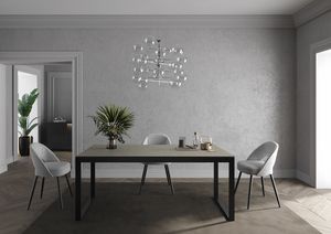 Venus table, Wooden dining table with essential lines