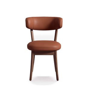 Bold Soul Wood, Restaurant chair in solid wood, padded
