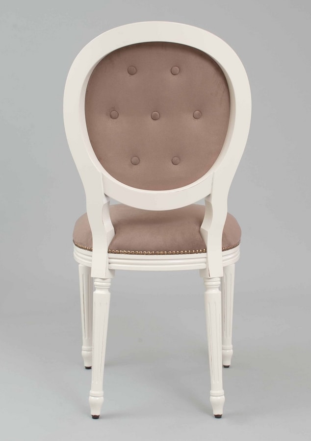 BS100S - Chair, Medallion chair with back