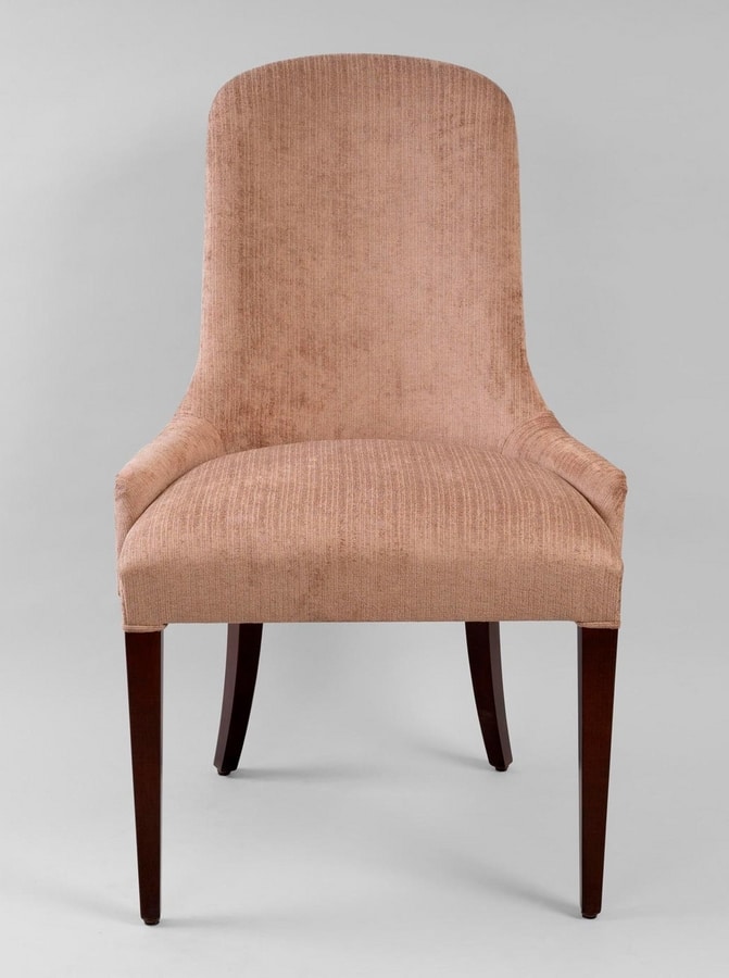 BS430S - Chair, Upholstered chair with high back