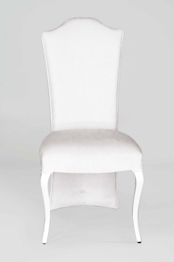 BS432S - Chair, Upholstered chair with high back