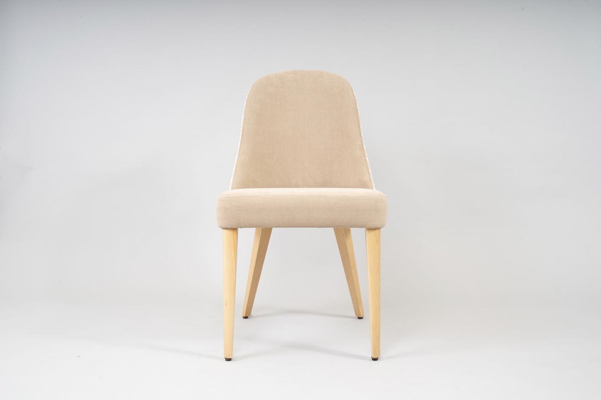 BS438S - Chair, Upholstered chair, contemporary style