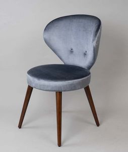 BS477A - Chair, Upholstered chair with upholstered back